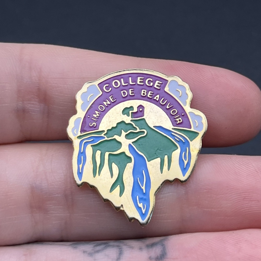 Simone De Beauvoir College‎ Lapel Hat Pin